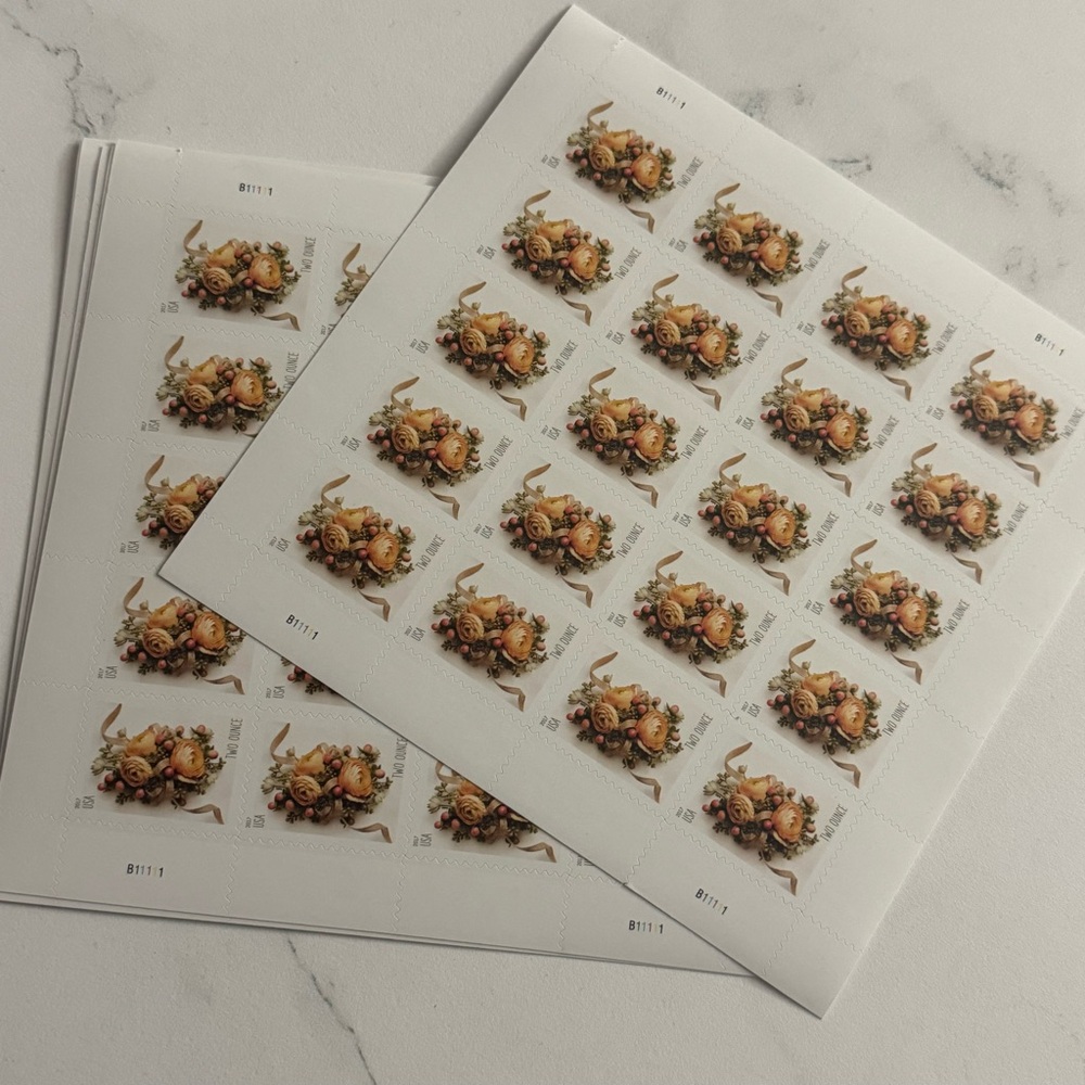 USPS 2 oz. Floral stamp